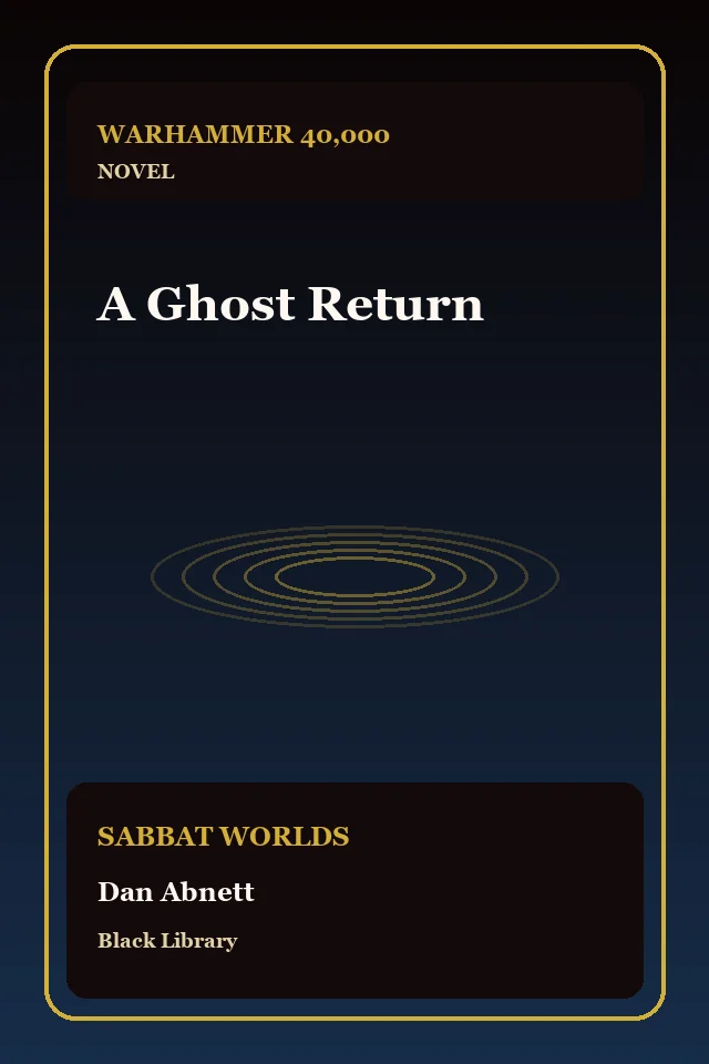 A Ghost Return