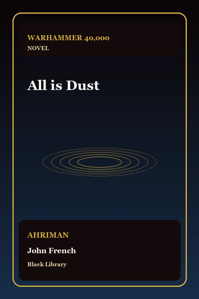 All is Dust