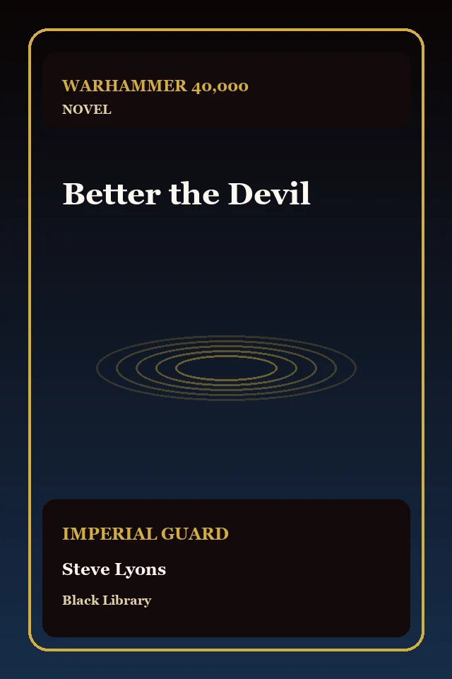 Better the Devil