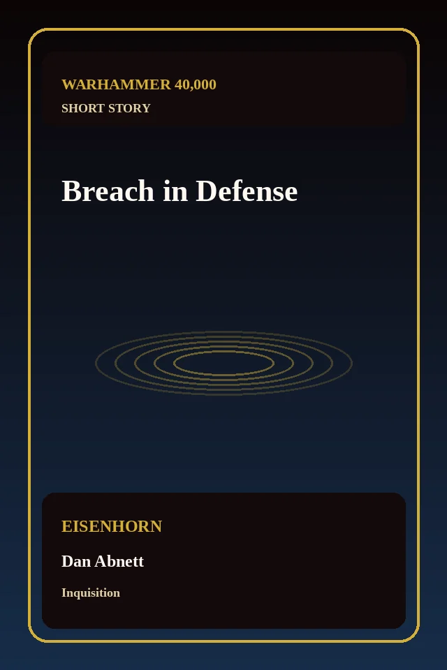 Breach in Defense