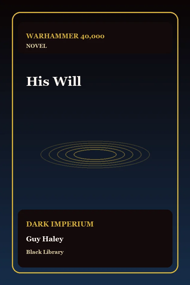 His Will