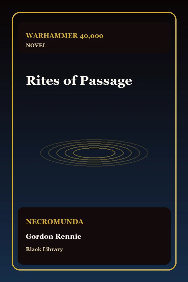 Rites of Passage